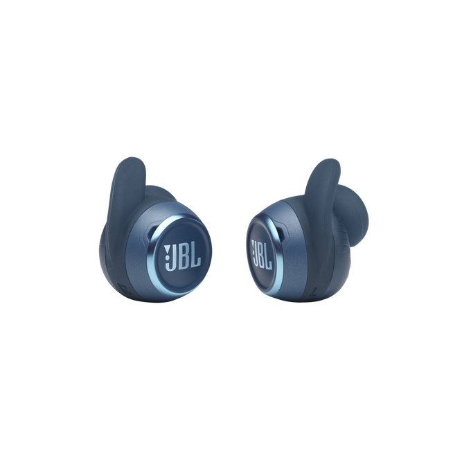 JBL Reflect Mini NC - Blue - Waterproof true wireless Noise Cancelling sport earbuds - Detailshot 1 image number null